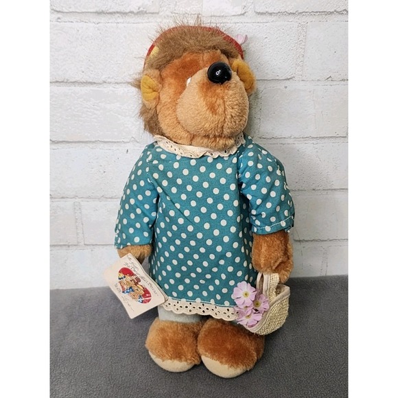 Vintage Berenstain Bears 1984 Bear Stuffed Plush Family Toy Mattel Emotions 3 Pc - Picture 5 of 13